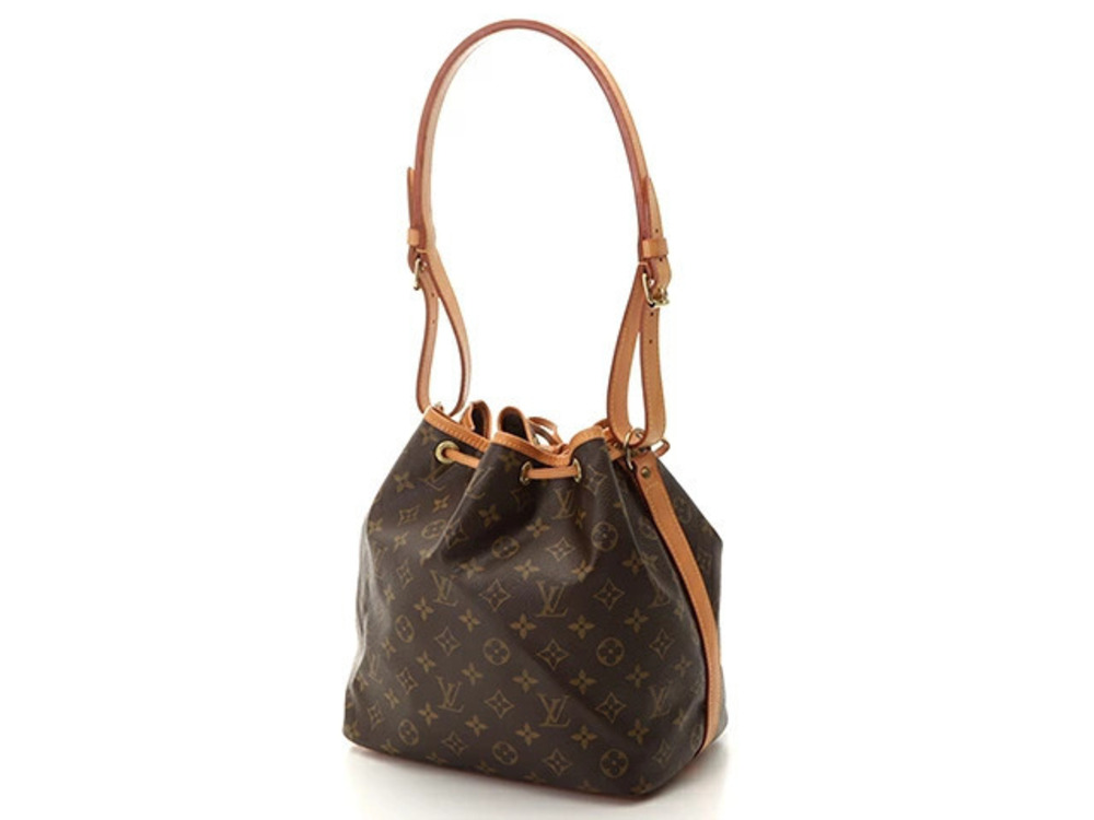 Louis Vuitton Brown Monogram Shoulder Bag Noe Brown